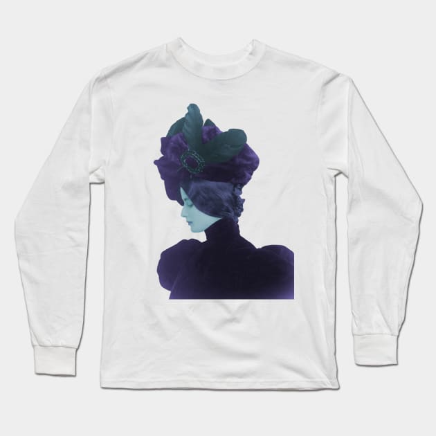 Lady Blue Long Sleeve T-Shirt by Loveday101